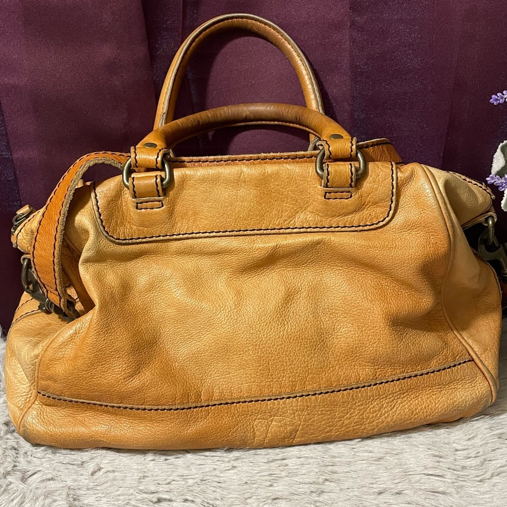 Vintage LIEBESKIND Berlin Brown Leather Handbag - Picture 4 of 13